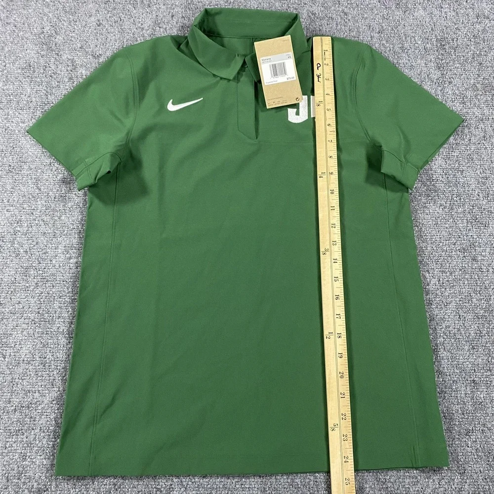Nike Jacksonville University Polo Womens XS Green JU Dolphins Performance NEW